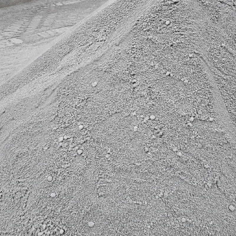 Dolomit taş tozu yığını — 0-5 mm ince kırma dolomit ve toz